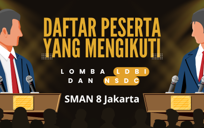 Daftar Peserta yang mewakili SMAN 8 Jakarta di lomba LDBI dan NSDC 2024